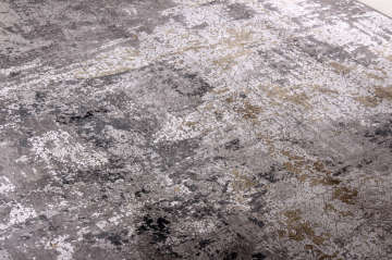 Gri Ağırlıklı Bambu Halı