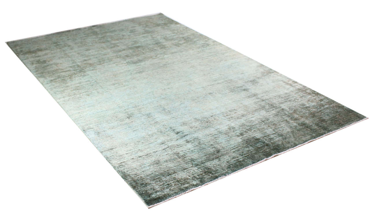 Parlak Yeşil Overdye Salon Halısı