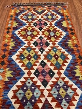 Küçük Boy Renkli Dokuma  Kilim