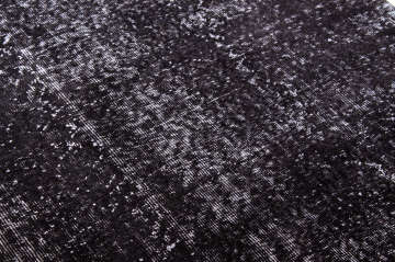 Düz Desensiz Eskitme Siyah Halı