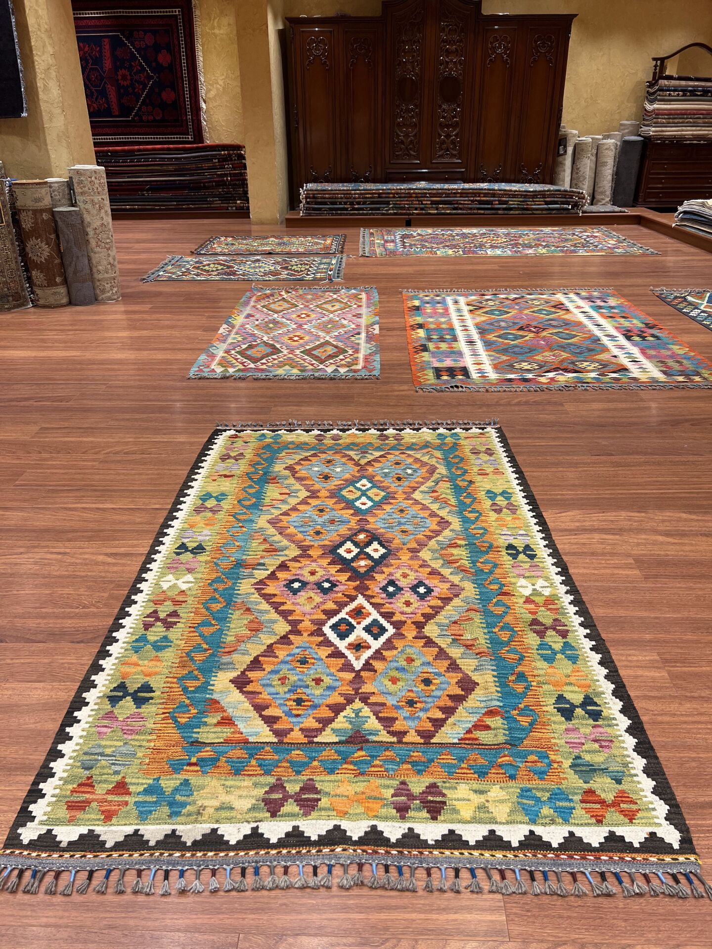 Yazlık İnce Dokuma Kilim