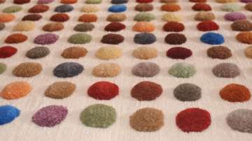 Yün Ponponlu Yuvarlak Halı