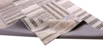 Kilim Parçalı Gri Patchwork