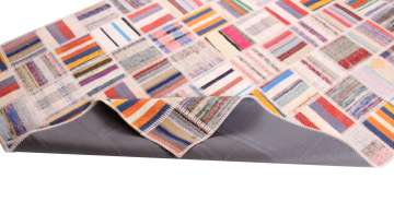 Kilim Parçalı Çok Renkli Patchwork