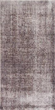 El Dokuması Gri Vintage Halı