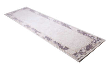 Mor Kenarlı Eskitme Desenli Yolluk