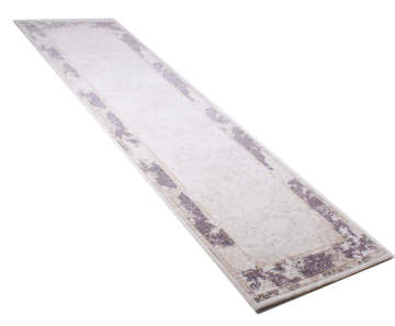 Mor Kenarlı Eskitme Desenli Yolluk