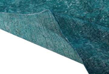 Straight fluted plain turquoise carpet