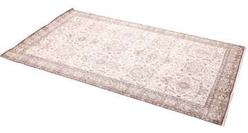 Krem Kahve Desenli Tıraşlanmış Halı