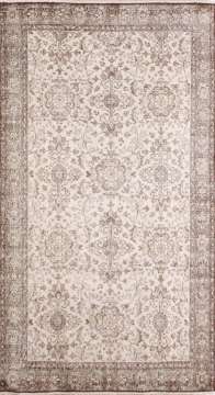 Krem Kahve Desenli Tıraşlanmış Halı