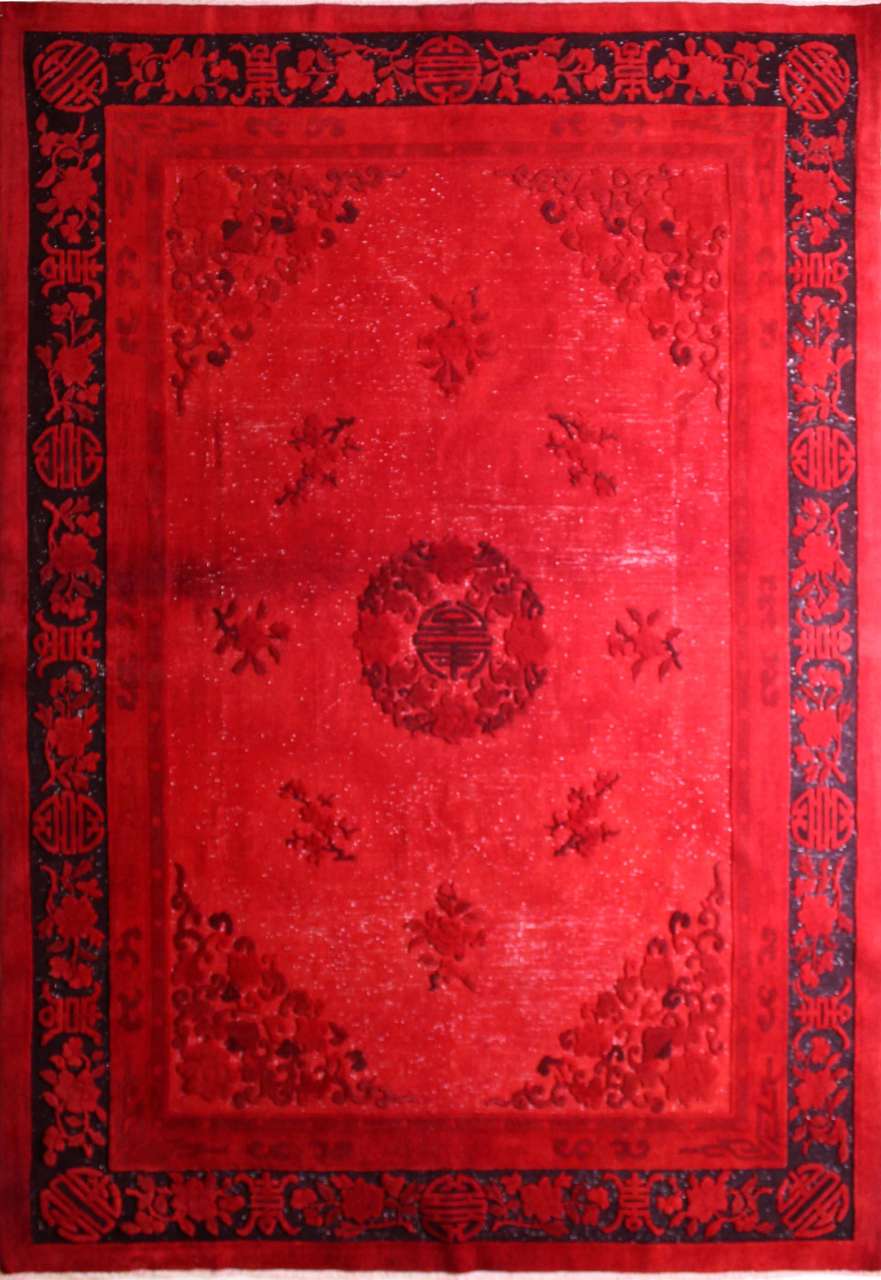 Desenleri Kabartmalı Vintage Halı