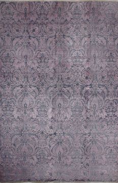 Kabartmalı Damask Desenli El Halısı