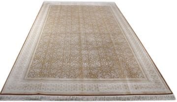 Star Patterned Bamboo Rug