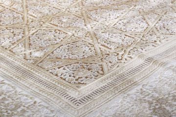 Star Patterned Bamboo Rug