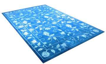 Desenleri Saf İpek El Halısı