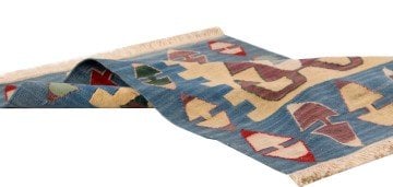 Mavi Renk Küçük Kilim