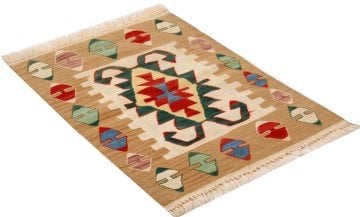 Etnik Desenli Küçük Kilim