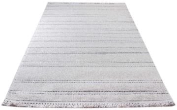 Kendinden Desenli Gri Renkli Halı