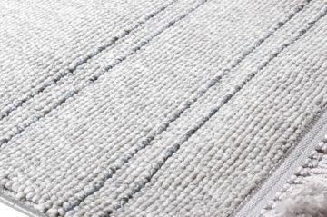 Kendinden Desenli Gri Renkli Halı