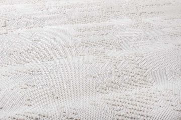 Beyaz Modern Makine Halı