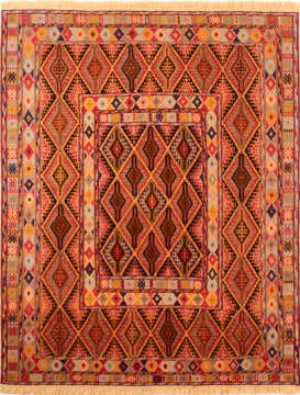 Thin woven Afghan rugs to