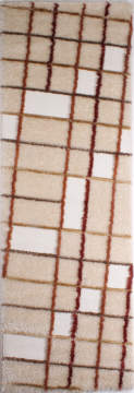 Kareli Shaggy Halı 0.80 x 1.50