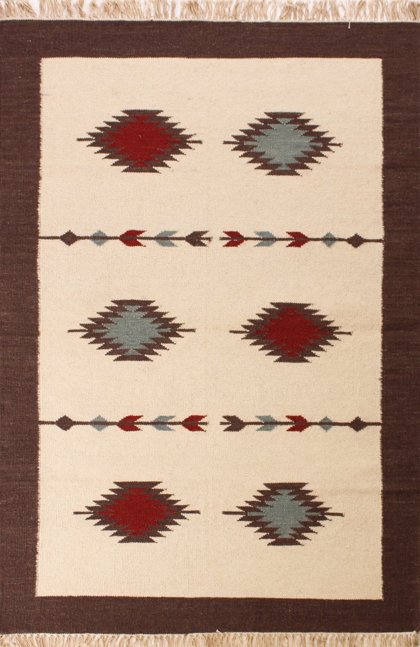 El Dokuması Yün Kilim 1.70 x 2.40