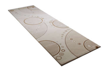 Geometrik Desenli Bej Yolluk