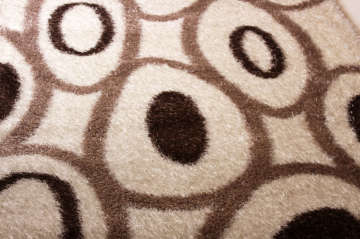 Kahve Bej İpek Shaggy Halı