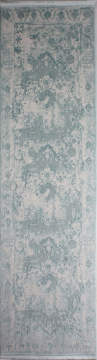 Faint blue patterned gating 1.60 x 2.30