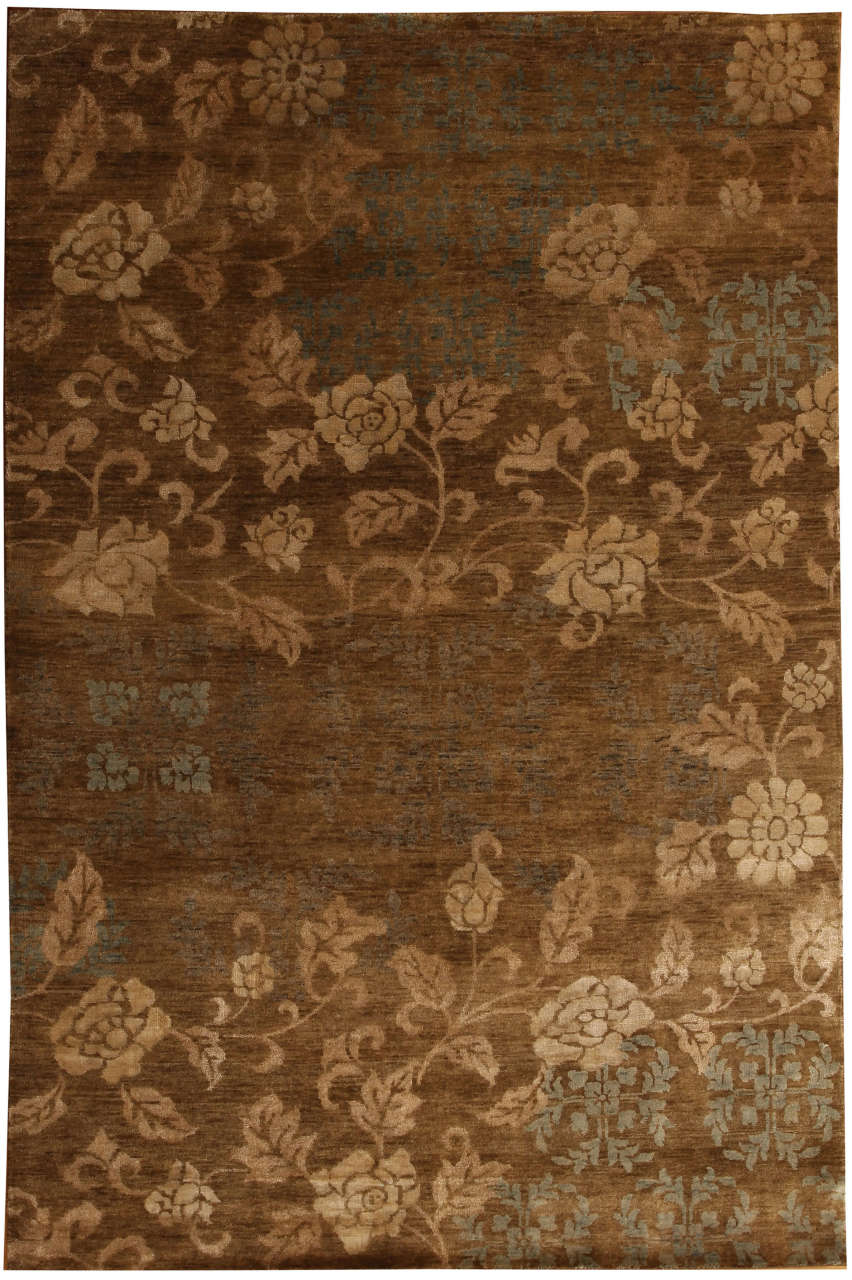 Flower Pattern Silk Carpet Shop