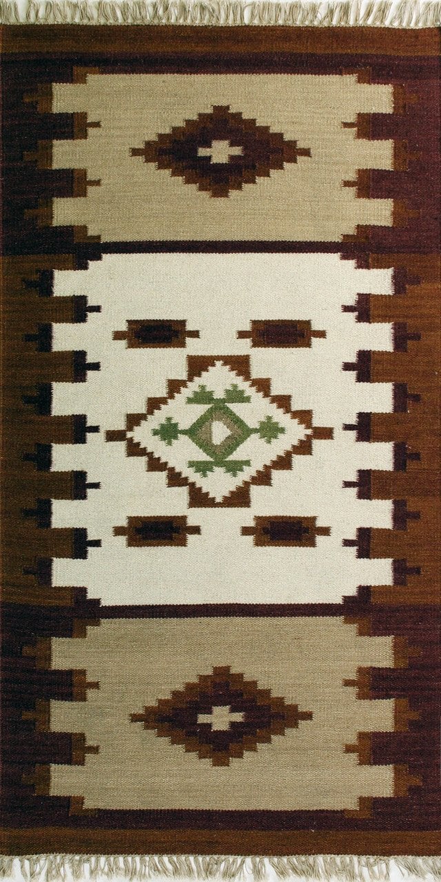 El Dokuması Yün Kilim