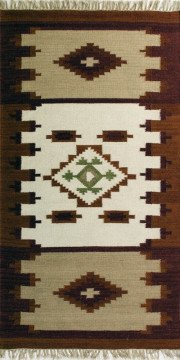 El Dokuması Yün Kilim