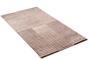 Kahverengi Çizgili Küçük Halı 0.80 x 1.50