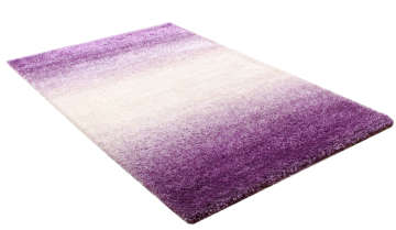 Mor Beyaz Renk Geçişli Shaggy Halı
