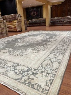 Keşan Desen Eskitme İran Halısı
