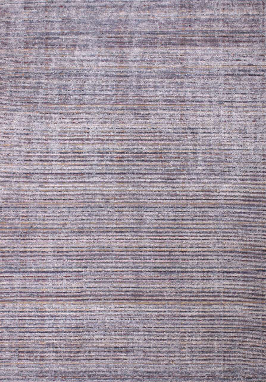 Striped Modern Bamboo Silk Rug