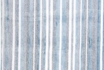 Mavi Çizgili İpek Halı