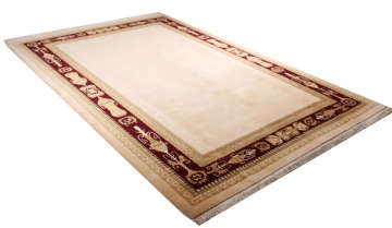 Kaşmir Yünü El Halısı