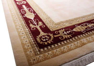 Kaşmir Yünü El Halısı