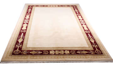 Kaşmir Yünü El Halısı