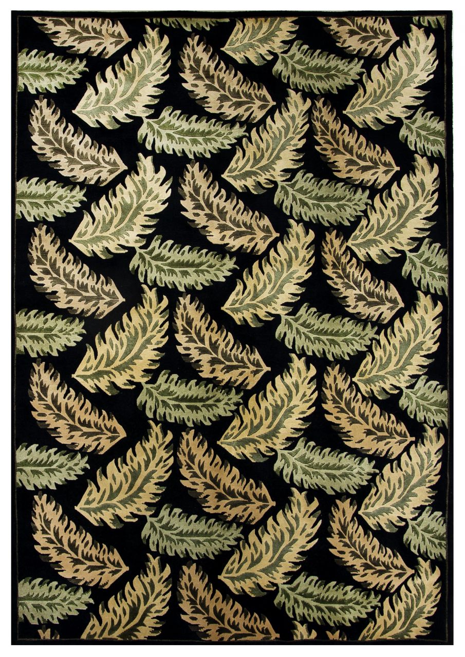 Zemini Siyah El Dokuması Halı