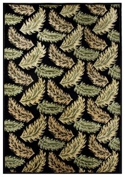 Zemini Siyah El Dokuması Halı