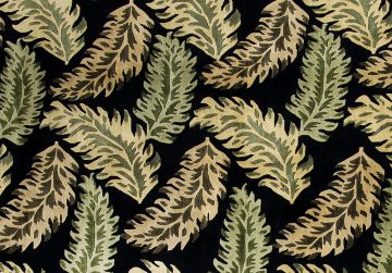 Zemini Siyah El Dokuması Halı