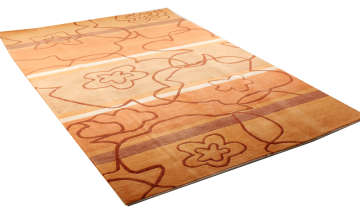 Turuncu Modern El Halısı