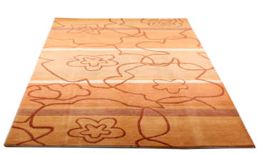 Turuncu Modern El Halısı