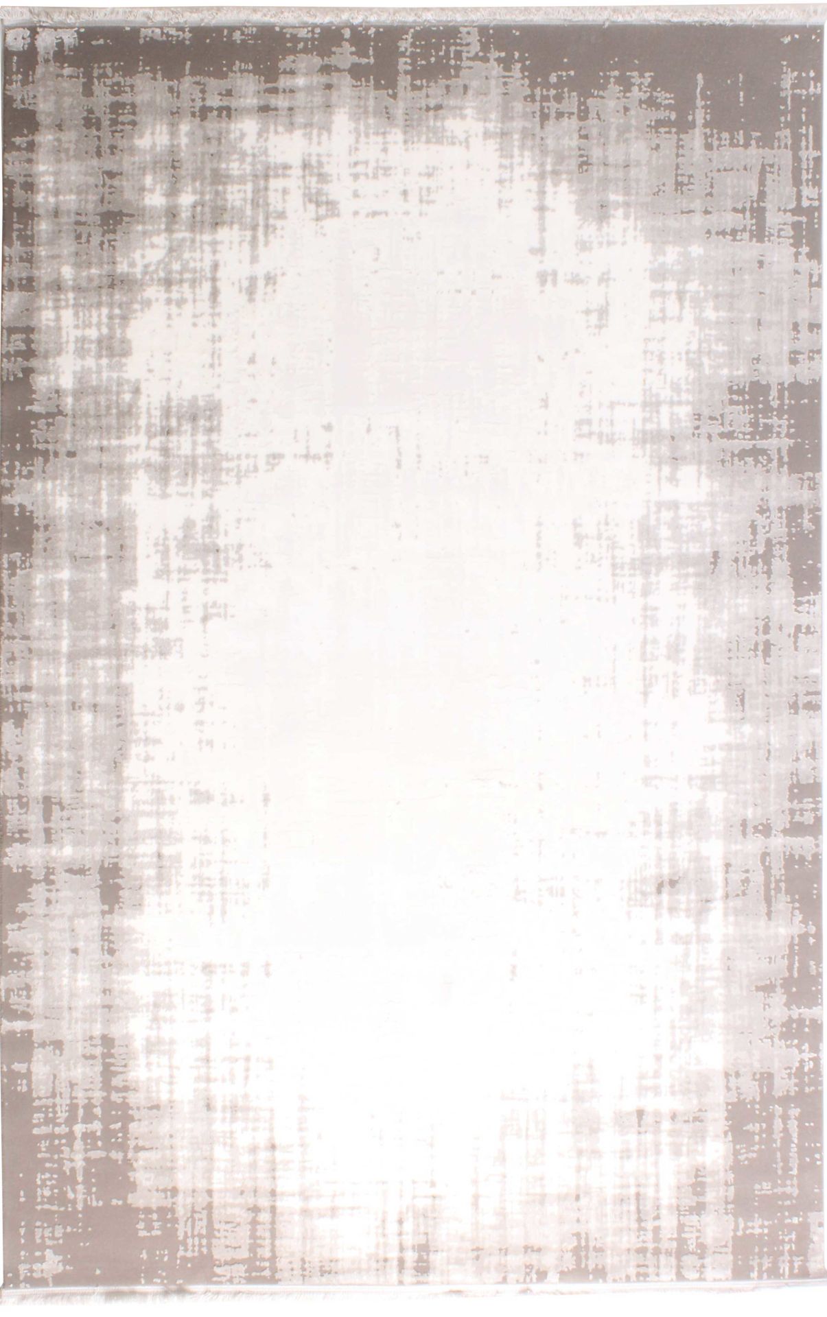Gri Kenarlı Modern Halı