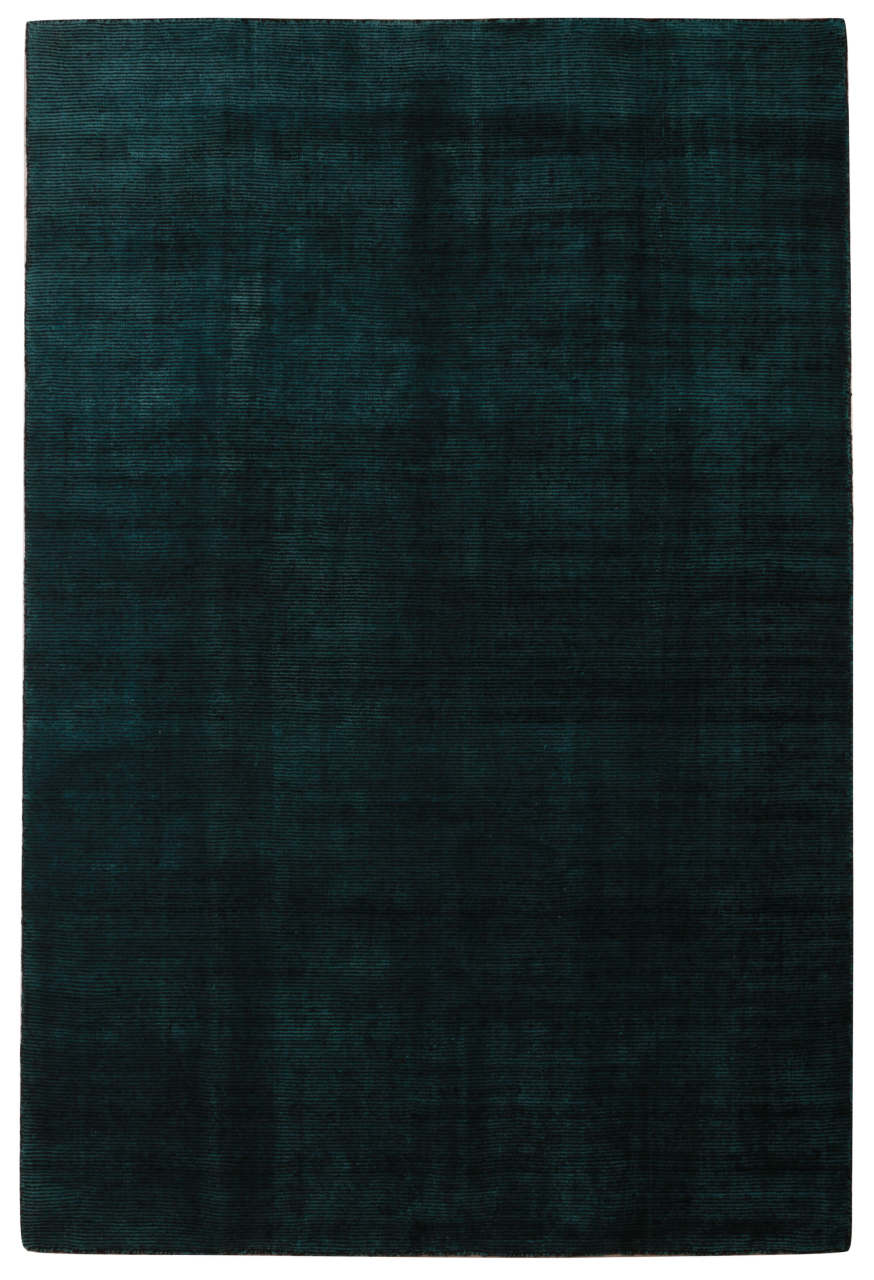 Lacivert Bambu İpek Halı