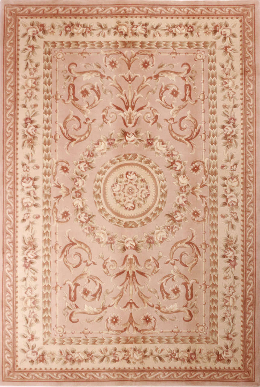 İnce Dokuma İpekli Çin Halısı