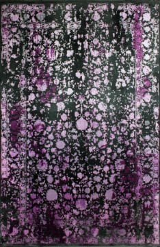 Yeşil Zeminli Bambu Halı